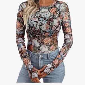 Floral Long Sleeve Top